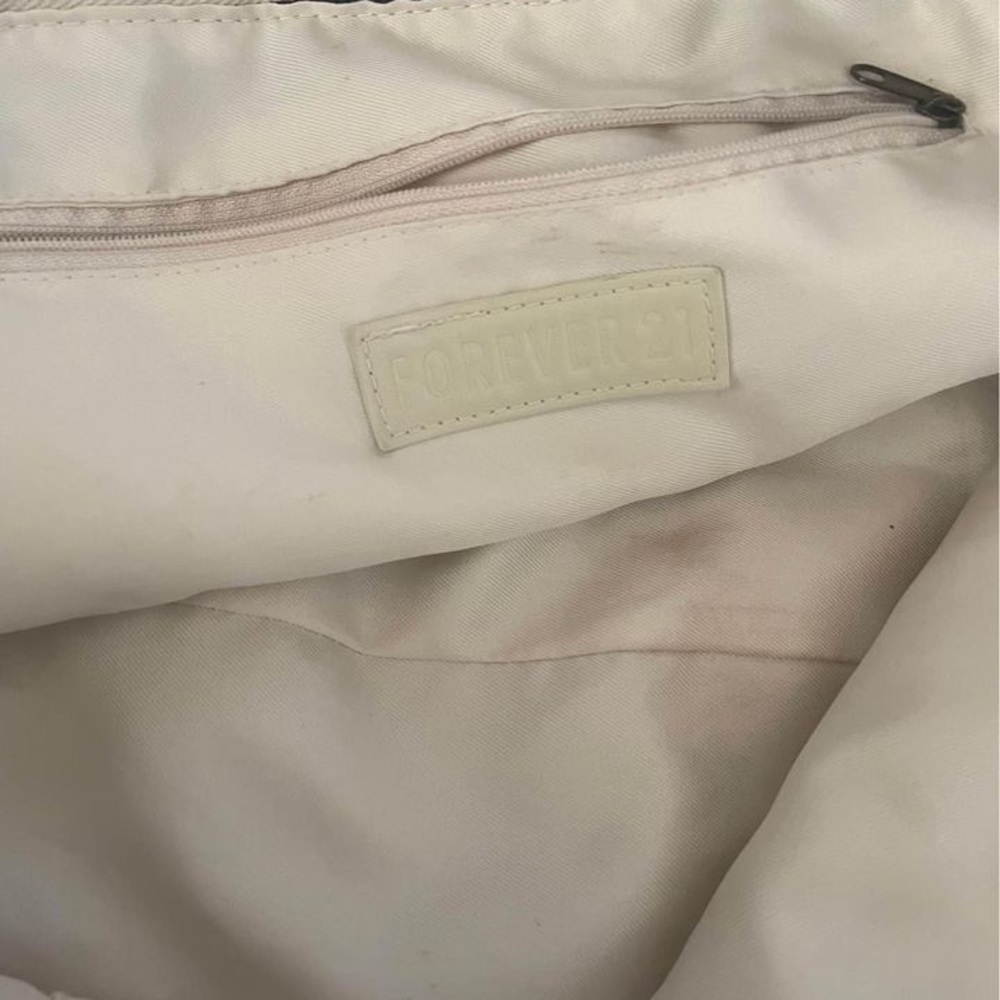 Forever 21 Striped Overnight bag